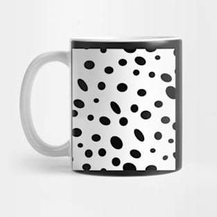 Seeing Spots black on white Mug